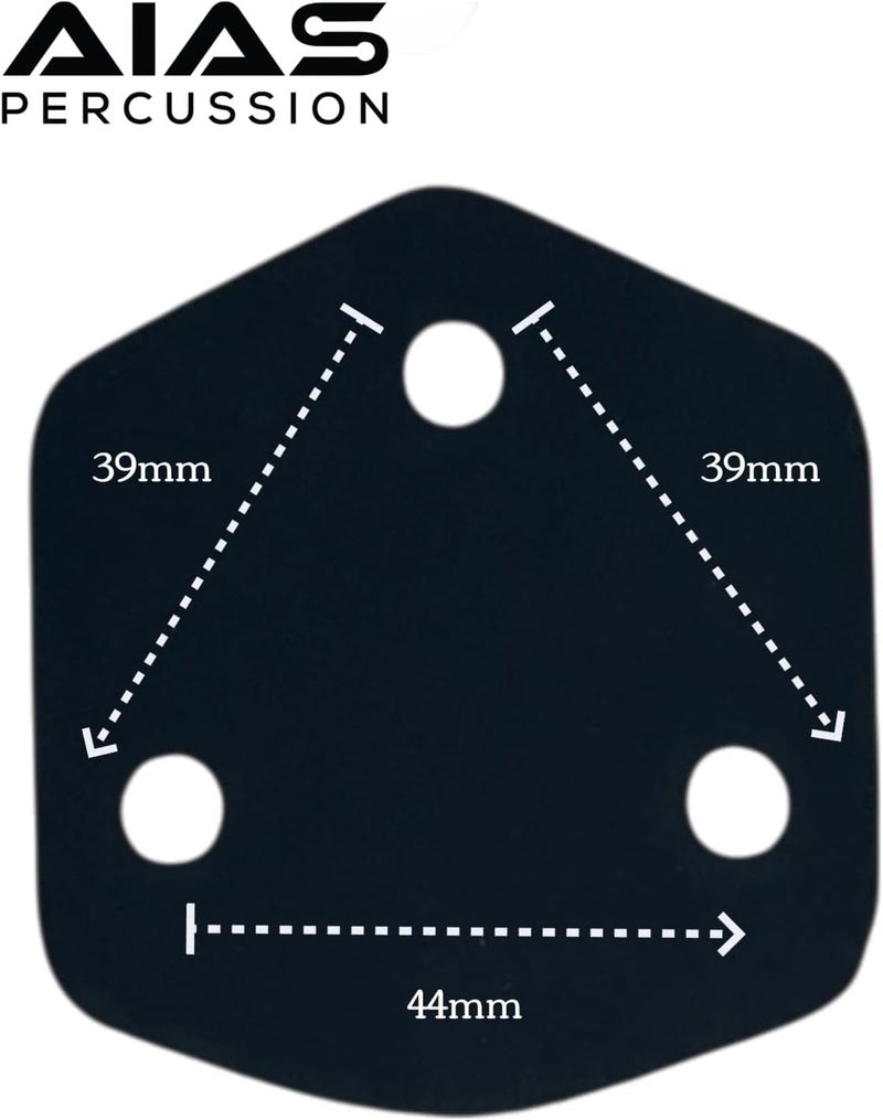 AIAS Adjustable Bass Drum Legs – Chrome-Plated Alloy Steel Kick Drum Spurs with Rubber Feet, Height Adjustable, Stable Support for Bass Drum Shells - Image 2